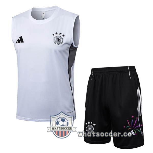 Germany Soccer Vest + Shorts White 2025-2026