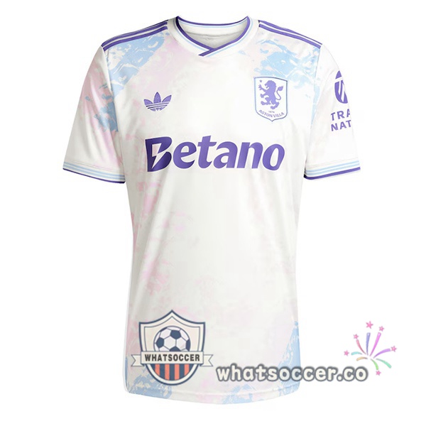 Aston Villa Third Soccer Jerseys White 2025-2026