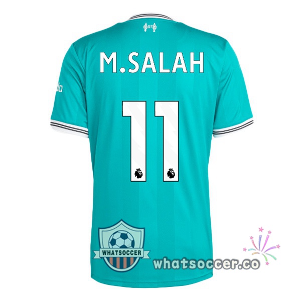 FC Liverpool (M.SALAH 11) Third Soccer Jerseys Green 2025-2026