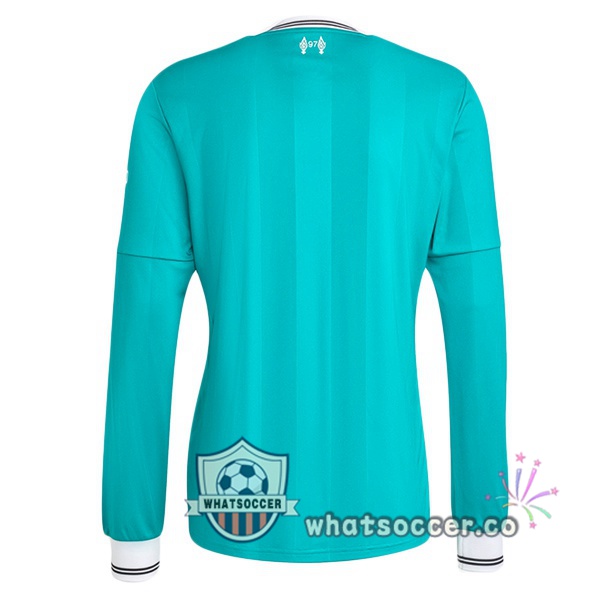 FC Liverpool Third Soccer Jerseys Long Sleeve Green 2025-2026