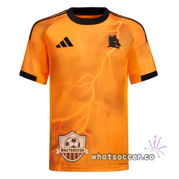AS Roma Away Soccer Jerseys Yellow 2025-2026