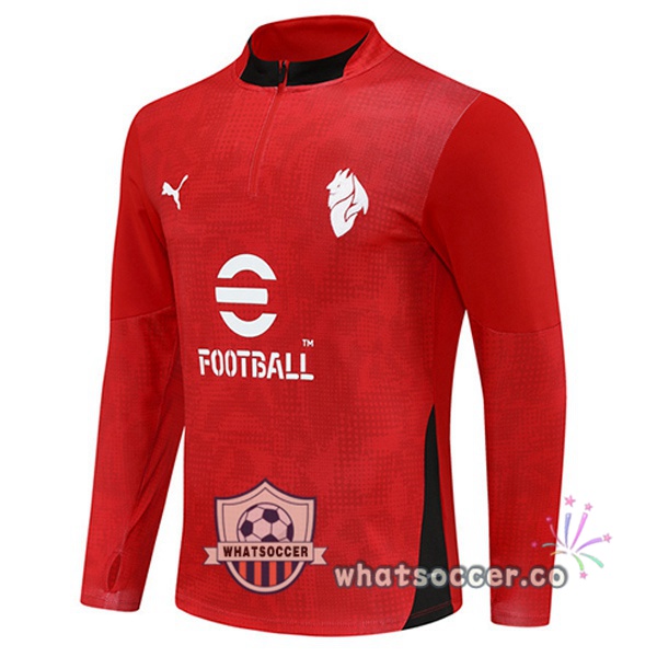 Soccer Sweater AC Milan Red 2025-2026