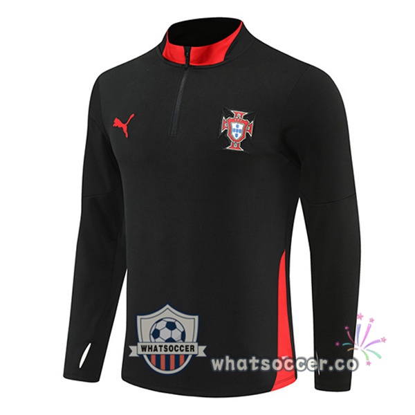Soccer Sweater Portugal Black 2025-2026