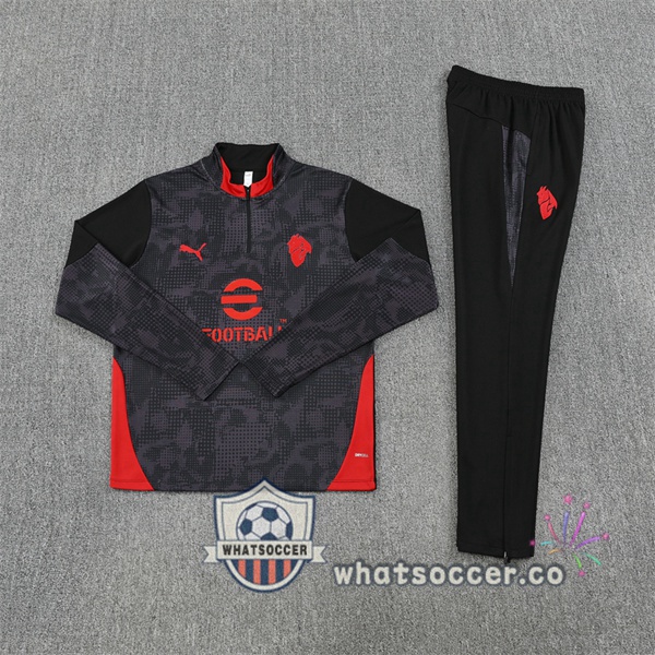 Training Wear AC Milan Black 2025-2026