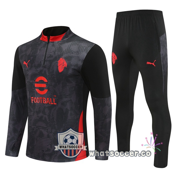 Training Wear AC Milan Black 2025-2026