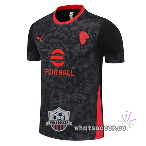 AC Milan Training T-Shirts Black 2025-2026