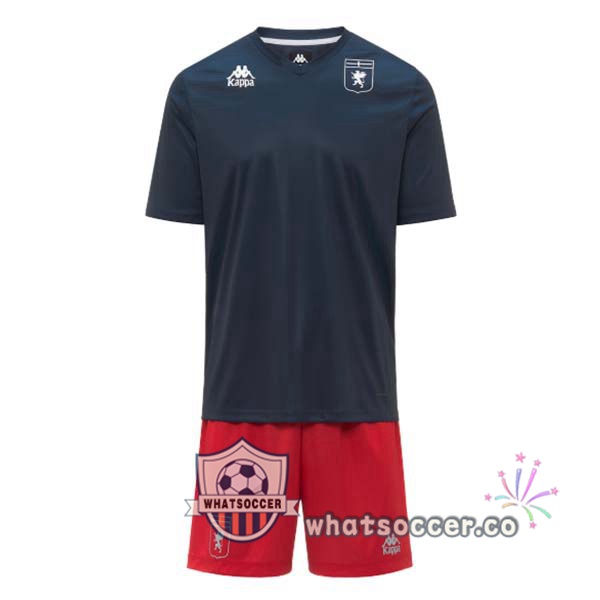 Genoa CFC Kids Third Soccer Jerseys Blue Royal 2025-2026