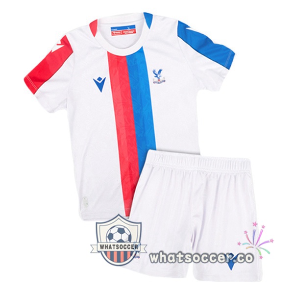Crystal Palace Kids Away Soccer Jerseys White 2025-2026