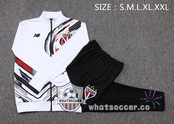 Training Jacket Sao Paulo FC White 2025-2026