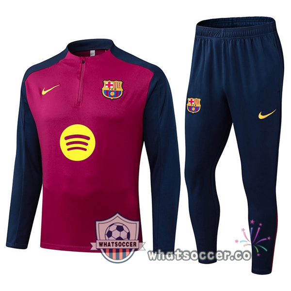 Training Wear FC Barcelona Red Blue Royal 2025-2026