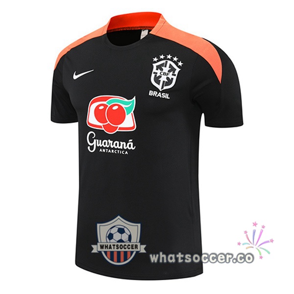 Brazil Training T-Shirts Black 2025-2026