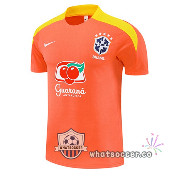 Brazil Training T-Shirts Orange 2025-2026