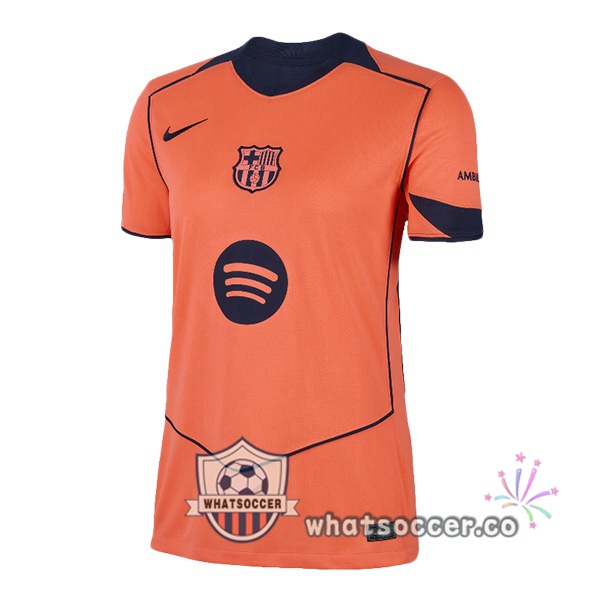 FC Barcelona Women Third Soccer Jerseys Red 2025-2026