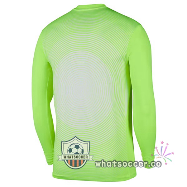 Paris PSG Goalkeeper Soccer JerseysLong Sleeve Green 2025-2026