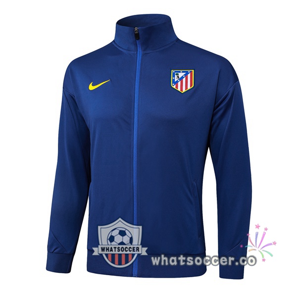 Soccer Jacket Atletico Madrid Blue Royal 2025-2026