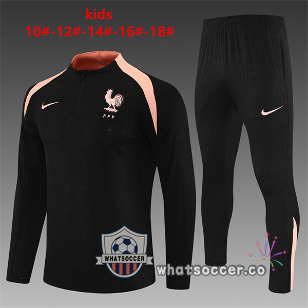 Training Wear France Kids Black 2025-2026