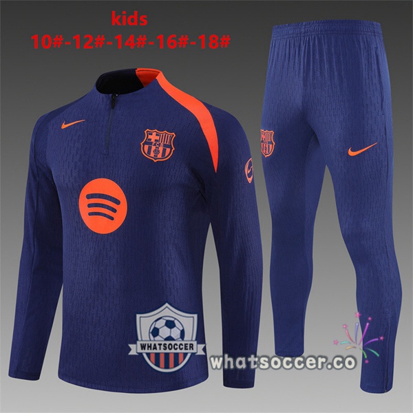 Training Wear FC Barcelona Kids Blue Royal 2025-2026
