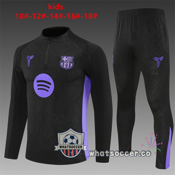 Training Wear FC Barcelona Kids Black 2025-2026
