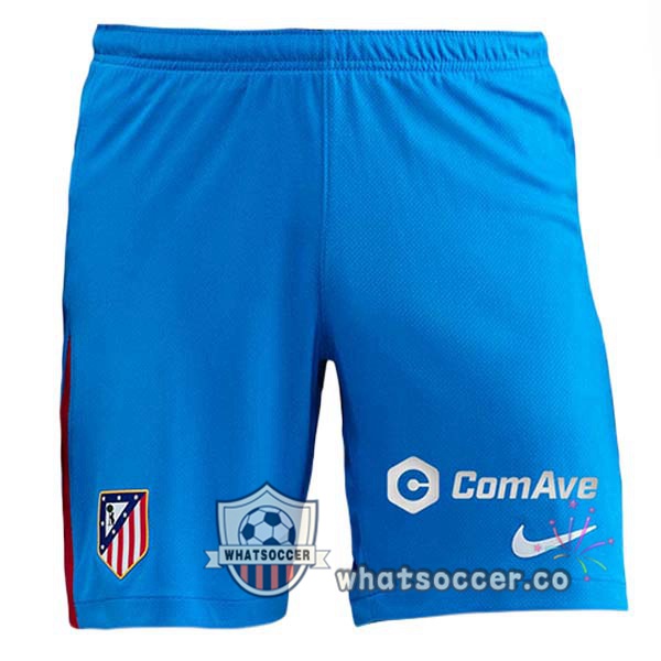 Atletico Madrid Third Soccer Shorts Blue 2025-2026