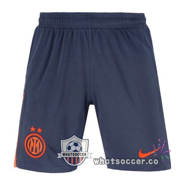 Inter Milan Third Soccer Shorts Gray 2025-2026