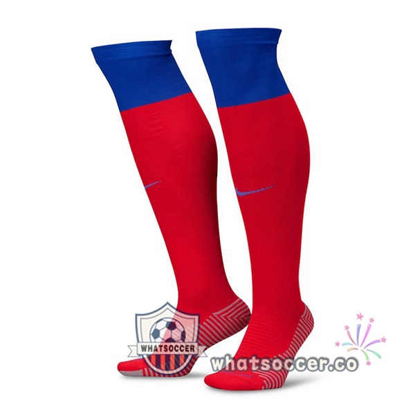 Paris PSG Third Soccer Socks Red 2025-2026