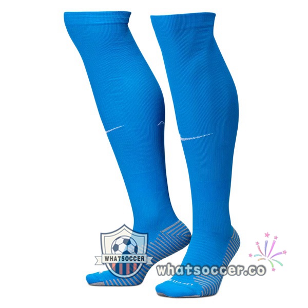 Atletico Madrid Third Soccer Socks Blue 2025-2026