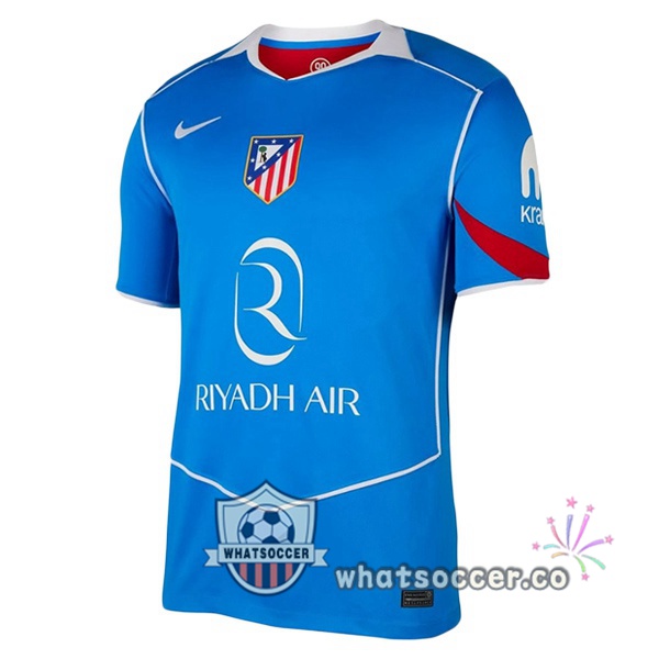 Atletico Madrid Third Soccer Jerseys Blue 2025-2026