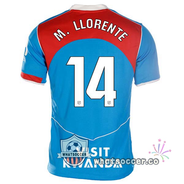Atletico Madrid (M. LLORENTE 14) Third Soccer Jerseys Blue 2025-2026