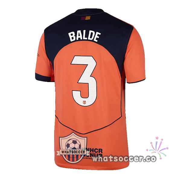 FC Barcelona (BALDE 3) Third Soccer Jerseys Red 2025-2026