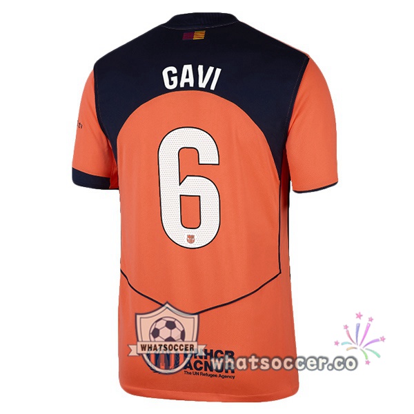 FC Barcelona (GAVI 6) Third Soccer Jerseys Red 2025-2026