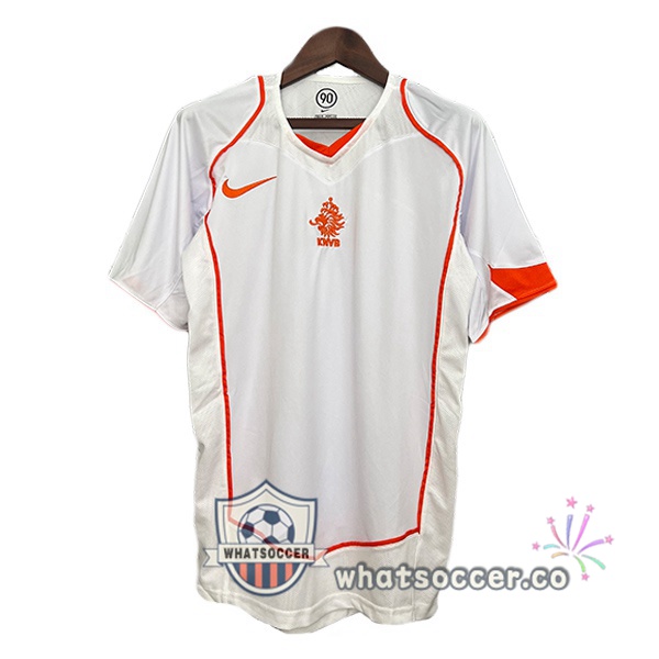 Paesi Bassi Retro Away White 2004