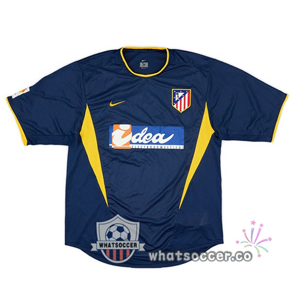Atletico Madrid Retro Away Blue Royal 2002-2003
