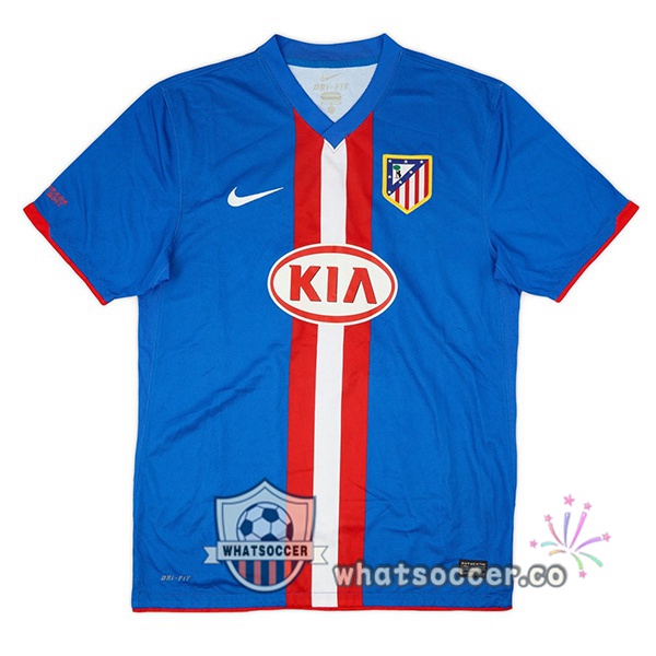 Atletico Madrid Retro Away Blue 2010-2011