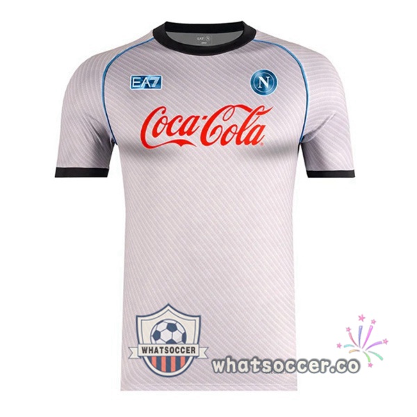 SSC Napoli Training T-Shirts Gray 2025-2026