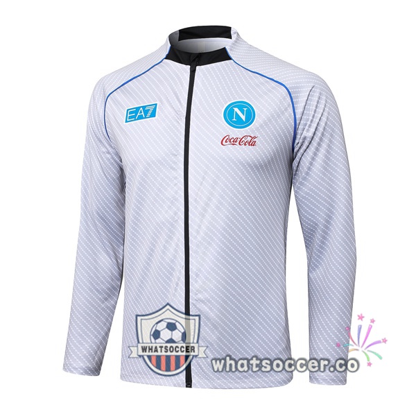 Soccer Jacket SSC Napoli White 2025-2026
