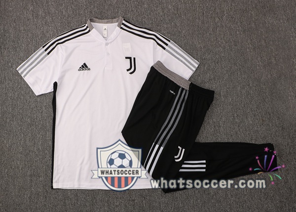 Training Polo Juventus + Pants White 2021-2022