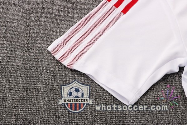 Training Polo Manchester United + Pants White 2021-2022