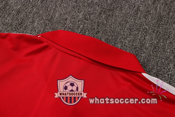 Training Polo Manchester United + Pants Red 2021-2022