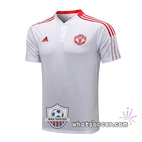 Training Polo Manchester United White 2021-2022