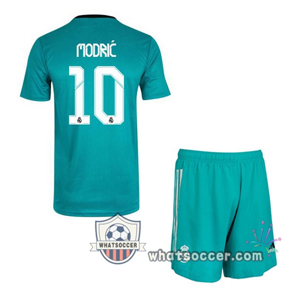Real Madrid (Modrić 10) Kids Third Soccer Jerseys 2021-2022