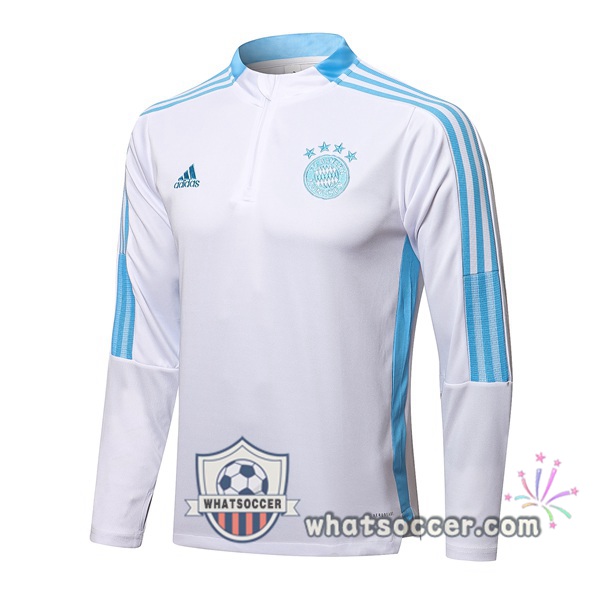 Bayern Munich White Soccer Sweater 2021-2022