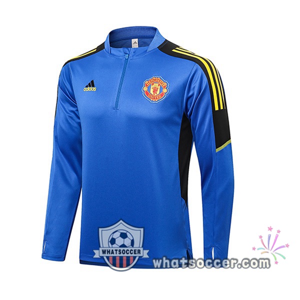 Manchester United Blue Soccer Sweater 2021-2022