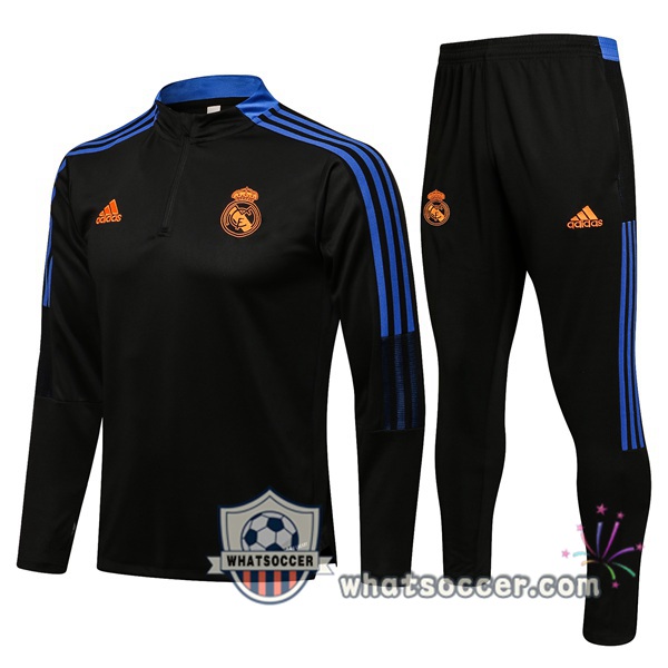 Real Madrid Black Tracksuit 2021-2022