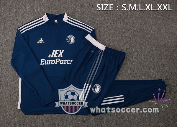 Feyenoord Blue Royal Tracksuit 2021-2022