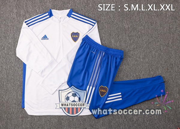 Boca Juniors White Tracksuit 2021-2022