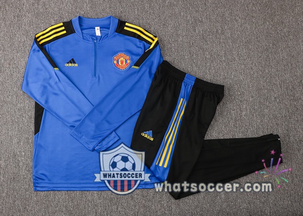 Manchester United Blue Tracksuit 2021-2022