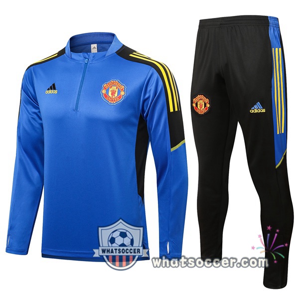 Manchester United Blue Tracksuit 2021-2022