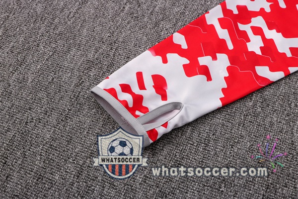 Manchester United Red White Tracksuit 2021-2022