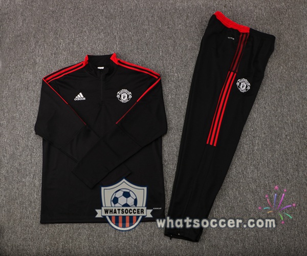 Manchester United Black Tracksuit 2021-2022