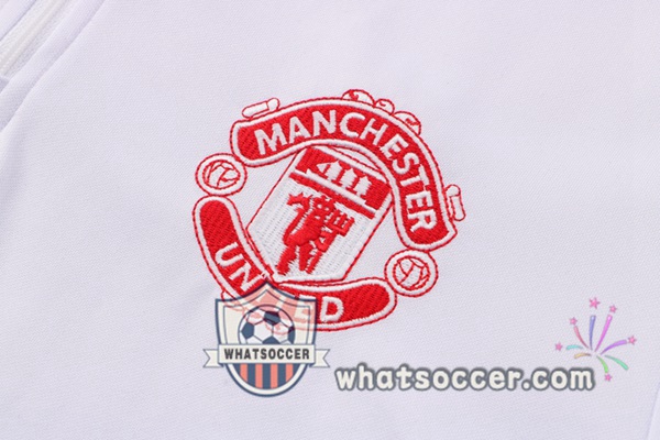 Manchester United White Tracksuit 2021-2022